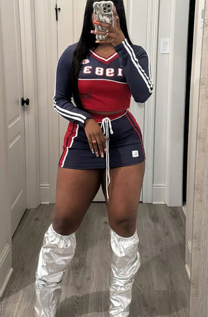 Varsity Skirt Set